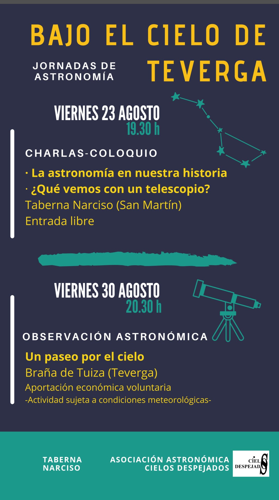 Bajo el cielo de Teverga